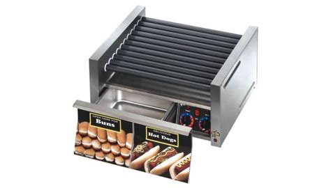Star Grill Max 30scbd 30 Hot Dog Electric Roller Grill With Duratec Non