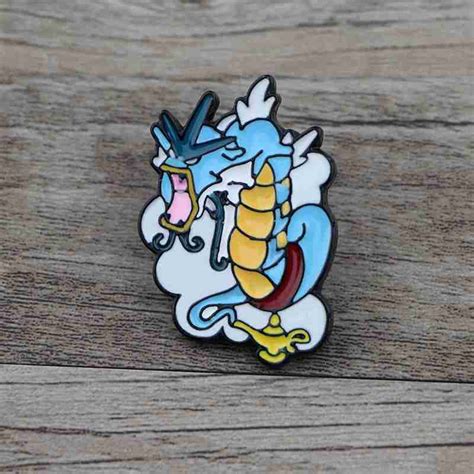 Pokemon Gyarados Aladdin Genie Enamel Pin Distinct Pins