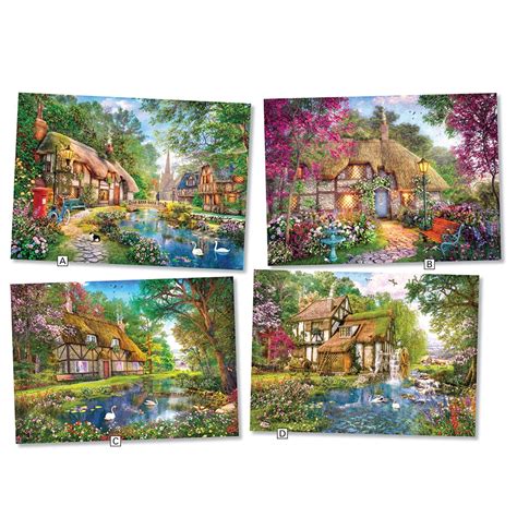 Cottage Charmers 1000pc Jigsaws The Fox Collection