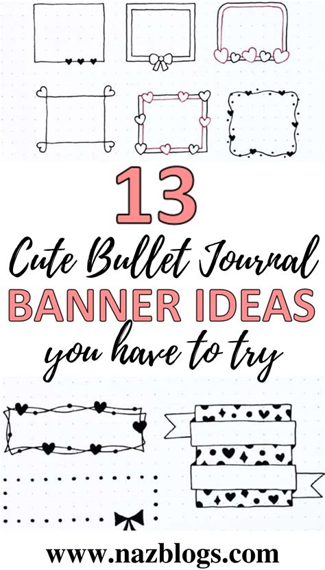13 Cute Bullet Journal Banner Ideas You Have To Try In 2020 Bullet