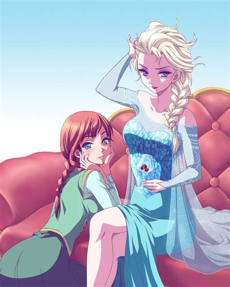 Fujimaru Kinakomucch Josei Nyoshou Anna Frozen Elsa Frozen Frozen Disney Girls