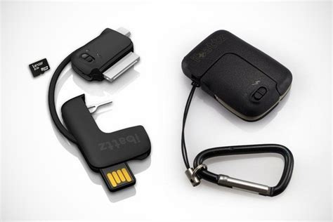 Treble Keychain Data Sync Cable With Sim Ejector And Microsd Card