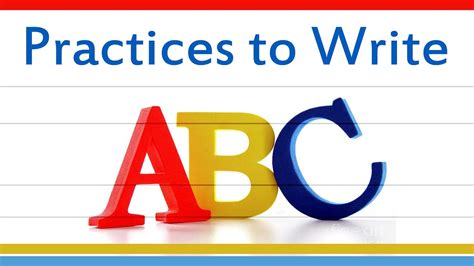 Practices To Write Abc Abcd Writing Practice For Kids How To Write