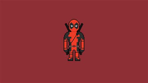 Pixel Deadpool Art Wallpaperhd Superheroes Wallpapers4k Wallpapers