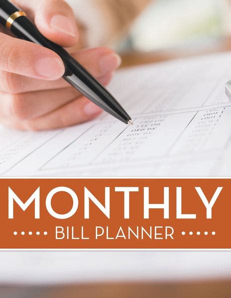 Monthly Bill Planner Speedy Publishing Llc