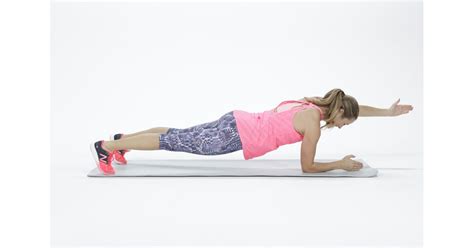 Elbow Plank With Arm Reach Ab Exercises For Runners Popsugar