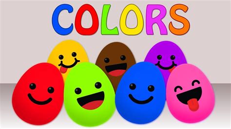 Learn Colors With Eggs Surprise Eggs Educational Videos For Kids