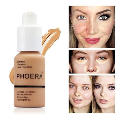 Phoera Full Coverage Liquid Matte Foundation Face Makeup