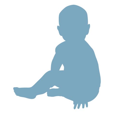 Download Baby sitting silhouette baby silhouette - Transparent PNG ...