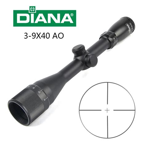 Diana X Ao Tactical Riflescope Glass Double Crosshair Reticle Collimator Sight Hunting