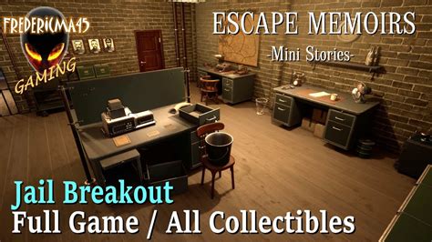 Escape Memoirs Mini Stories JAIL BREAKOUT Full GAME Walkthrough All Collectible And