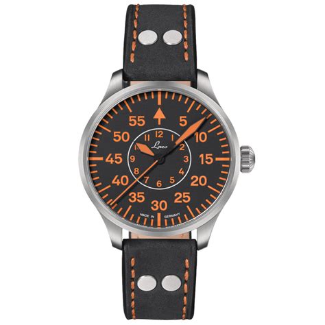Laco 39mm Palermo Type B Dial Automatic Pilot Watch With Sapphire