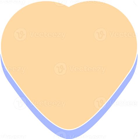 Cute Pastel Heart Sticker Decoration 17217380 Png