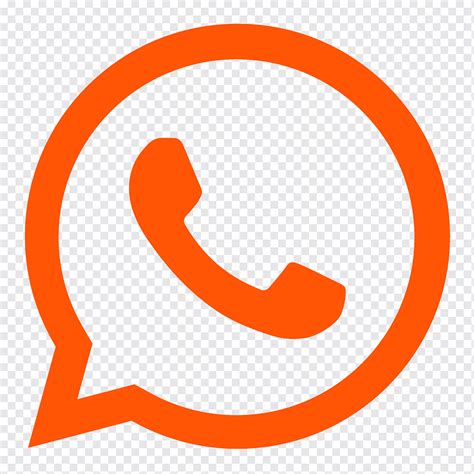 Iconos De La Computadora De Whatsapp Whatsapp Texto Naranja Logo
