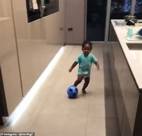 Manchester city forward raheem sterling has made a habit of scoring dramatic late goals. Raheem Sterling's son Thiago shows off shooting prowess as ...