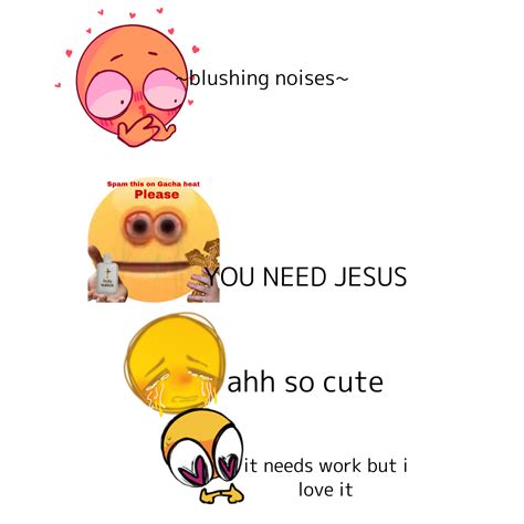 Freetoedit Cursed Emoji Template Sticker By Marshm3110w Fun