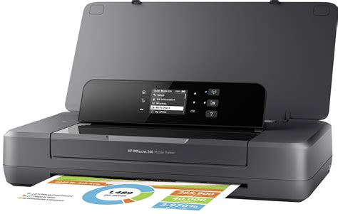 Hp Officejet 200 Inkjet Printer A4 Printer Battery Operated