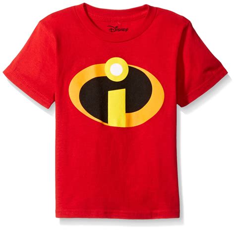 Disney Little Boys The Incredibles Logo Costume T Shirt Red 56