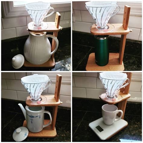 New Adjustable Height Pour Over Coffee Stand Coffee Stands