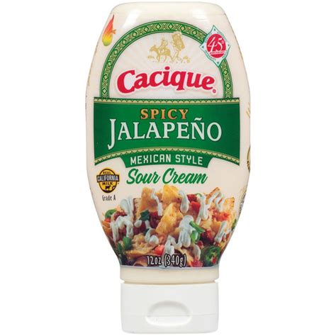 Cacique Jalapeño Mexican Style Sour Cream 12 Oz Instacart