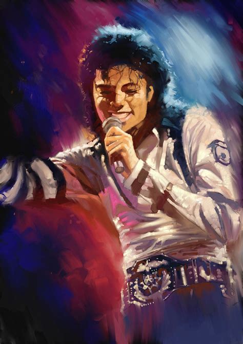 Michael Jackson Colorful Digital Artwork Michael Jackson Official Site