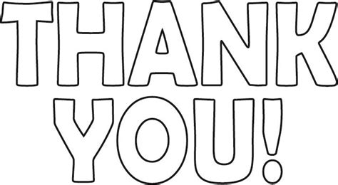thank you coloring pages | Only Coloring Pages | Printable thank you