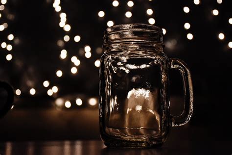 Bokeh Photography Bokeh Photography Mason Jar Mug Glassware