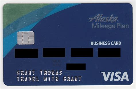 This is their 5th largest airline in the u.s. Bank of America Alaska Airlines Business Credit Card Front | Travel with Grant