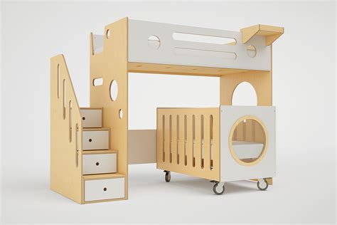 Crib size mattress toddler bunk beds. MARINO BUNK BED OVER CRIB — Casa Kids