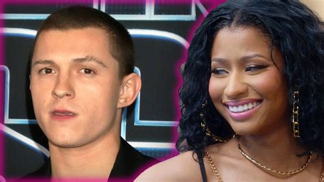 Zendaya, 24, and tom holland, 25, seem to confirm their romance following years of denial as they were photographed on july 1, sharing a kiss in images obtained by page six. Tom Holland Reacts To Nicki Minaj Love Child Claims - YouTube