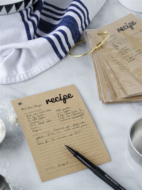 Make This Recipe Card Book With Free Printable Resume Samples