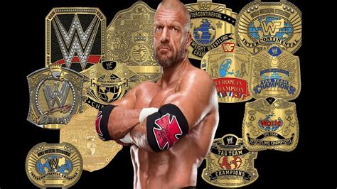 Triple H Championship History Youtube