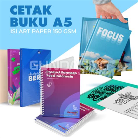 Cetak Buku A5 Art Paper 150 Gsm Gundaling Print Online