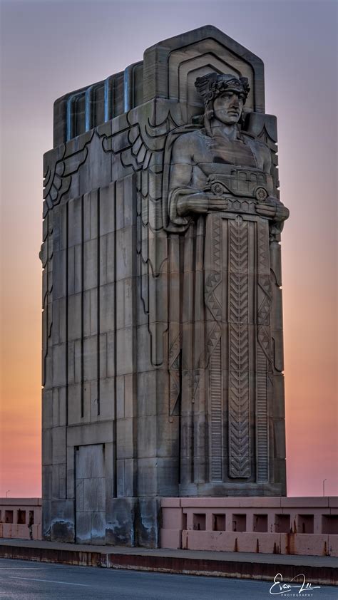 As for why guardians was chosen: Guardian of Traffic, Hope Memorial Bridge, Cleveland, Ohio ...