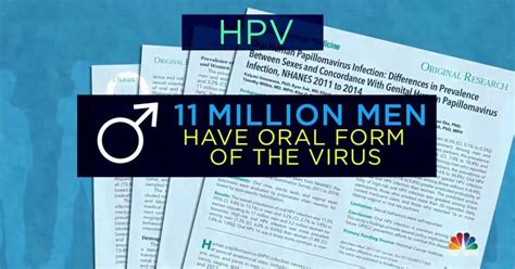 Study Reveals 11 Million Men Are Infected With Cancer Linked Hpv And