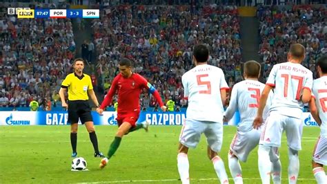 Cristiano Ronaldo Epic Freekick Goal Vs Spain 2018 Wc Portugal Vs