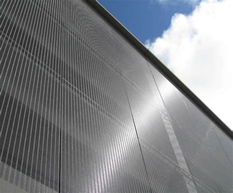 Decorative Metal Facade Mesh Dress Up Buildings With Noble