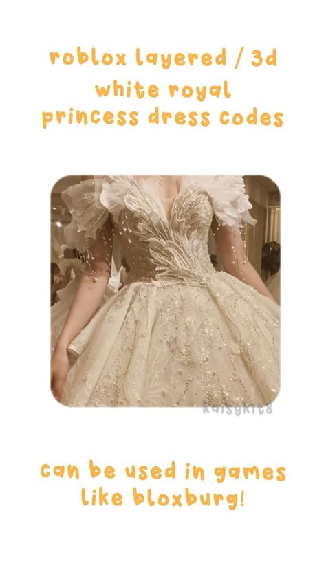 Bloxburg Princess Dress Codes