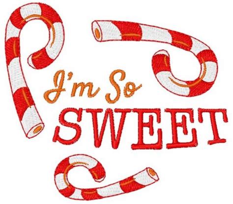 Im So Sweet Machine Embroidery Design Embroidery Library At