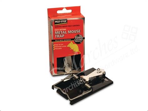 Easy Setting Metal Mouse Trap Boxed Rodent Control Pest Control
