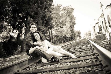 Our Engagement Session With Judy Tran And Gavin Holt This Was Taken On The Railroad Tracks In