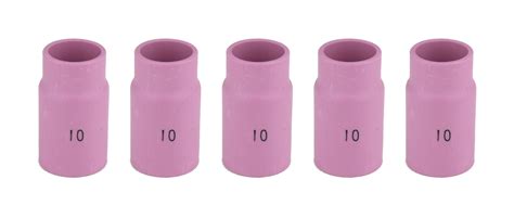 Alumina Nozzle Cups For TIG Welding Torches Series 17 18 26 With Gas