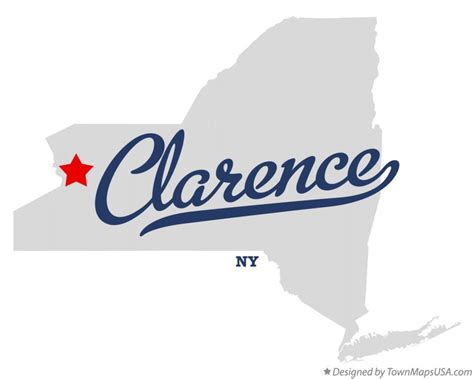 Map Of Clarence Ny New York