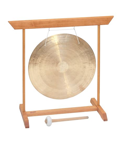 Feng Gong Avec Support De Hêtre 55 Cm Amazonfr Instruments De Musique