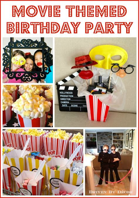 See more ideas about movie themes, movie themed party, movie party. Movie Themed Birthday Party | Driven by Decor