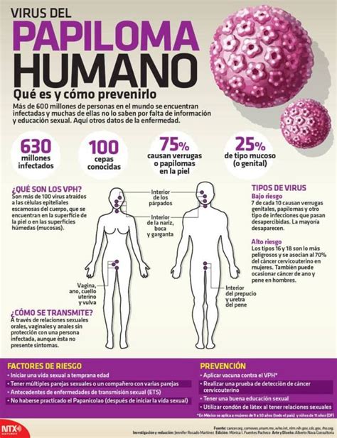 Infografia Virus Del Papiloma Humano Qué Es Y Cómo Prevenirlo