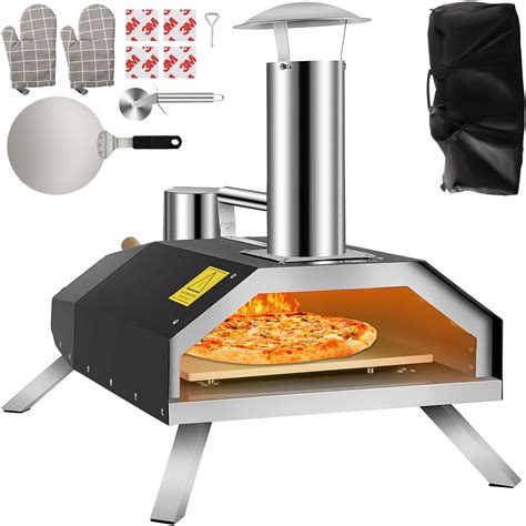 Buy Vevor Portable Pizza Oven 12 Pellet Pizza Oven Stainless Steel