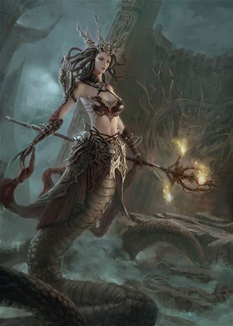 Face book llonline store ll tumblr ll help support me on patreon and get special perks. Medusa | Fantasy monster, Fantasy creatures, Fantasy art