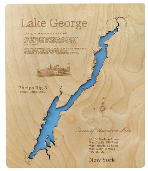 Maps Theme Park Map Map Lake George