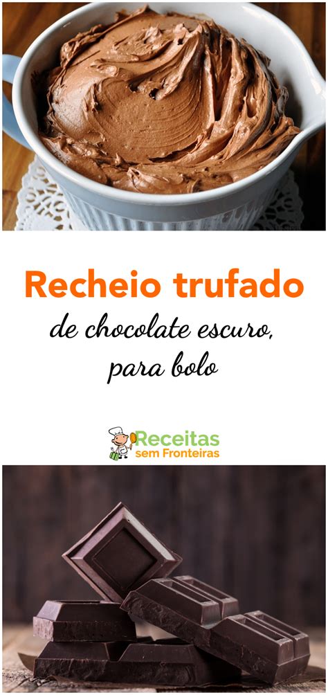 3 colheres de sopa de chocolate em pó. Recheio trufado de chocolate escuro para bolo (4.5/5)